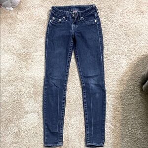 True Religion Blue Skinny Jeans Classic Fit